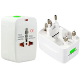 Plug Adapter, Universal EU US UK AU Travel AC Power Adaptor Plug, Plug Adapter